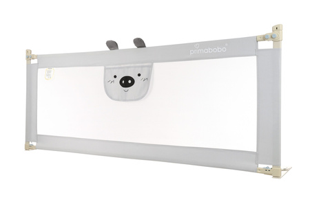 Barrière de sécurité pour lit Bear 180 cm, Barrière de sécurité pour bébé, GRIS