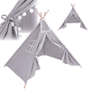 TIPI tente pour enfants 110x110 cm gris