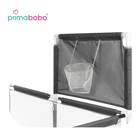 Lit bébé Primabobo avec panier, piscine sèche 120x120cm- gris