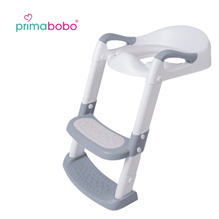 Abattant de WC avec échelle, antidérapant, abattant de WC - gris