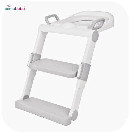 Abattant de WC avec échelle, antidérapant, abattant de WC - gris