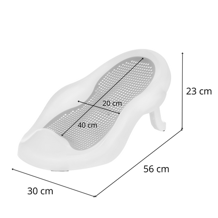 Baignoire pliante PREMIUM avec support et siège gris