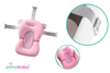 Baignoire bébé pliante PREMIUM avec thermomètre et coussin, baignoire en silicone - rose