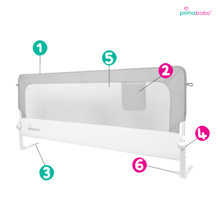 Toby 200 cm, barrière de sécurité pour enfants