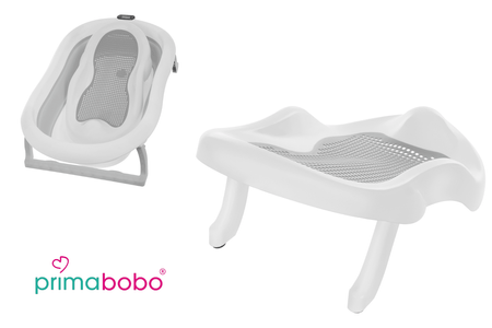 Siège de bain, canapé pliant en silicone, ergonomique - gris