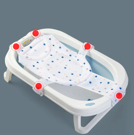 Filet de bain pour bébé, chaise longue