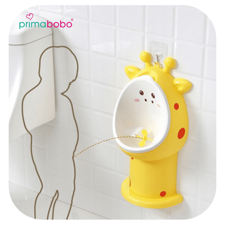 Toilette urinoir Girafe, pot de chambre garçon ajustable - bleu