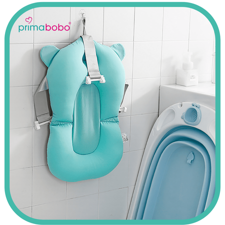 Coussin de bain pour bébé, doublure de baignoire, lit de jour - bleu