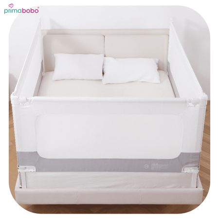 Barrière de lit VELVO 160 cm, sécurité enfant - gris