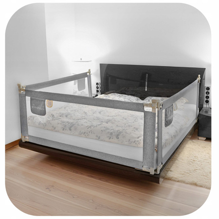 Barrière de lit CLASSIC 160 cm Gris, sécurité enfant, GRIS