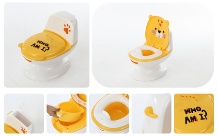 TIGRYSEK pot interactif, pot pour bébé avec chasse d'eau